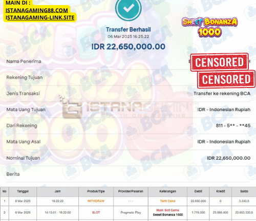 Menang Sweet Bonanza 1000